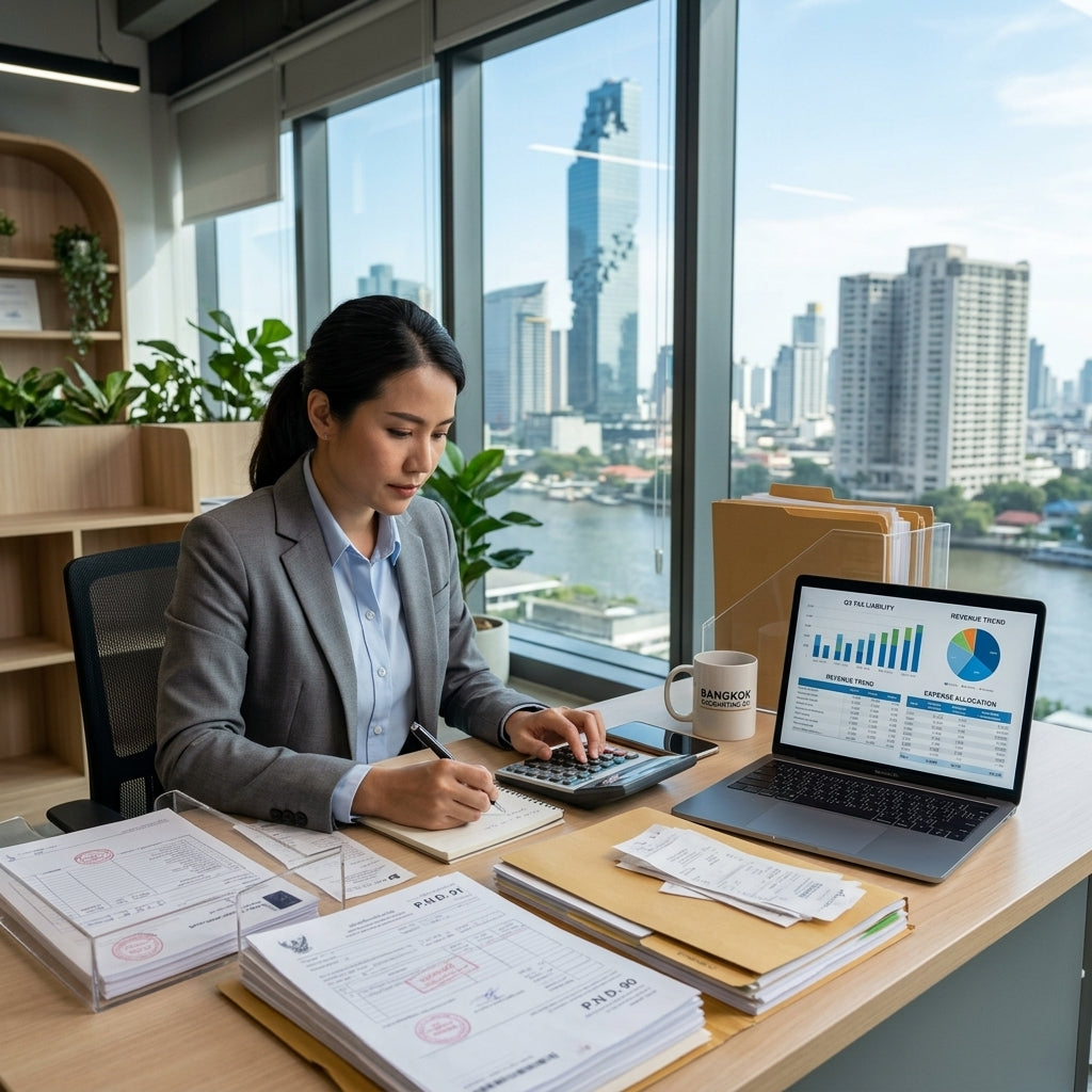 Accounting and tax support service for businesses in Bangkok, Thailand