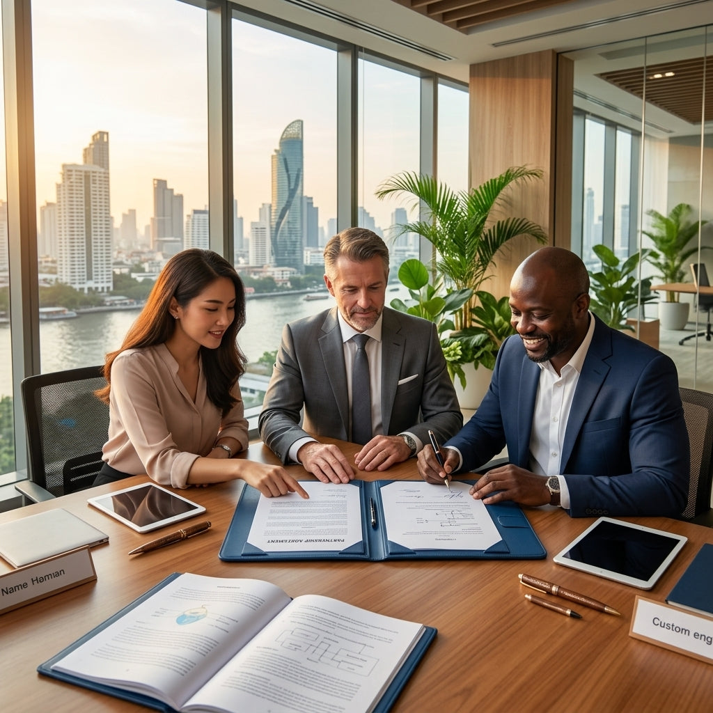 Shareholder and partner change service for Thai companies in Bangkok
