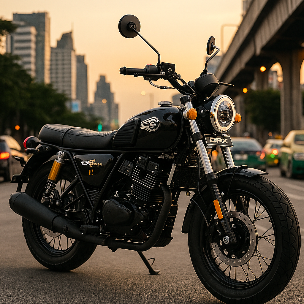 Motorcycle rent GPX Legend 250cc in Bangkok, Thailand