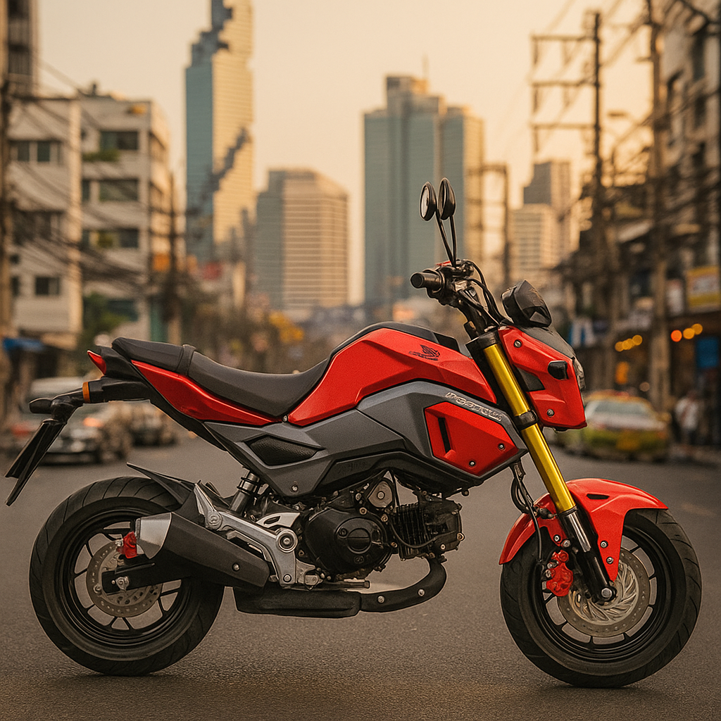 Rent Honda MSX 125cc motorbike in Bangkok, Thailand