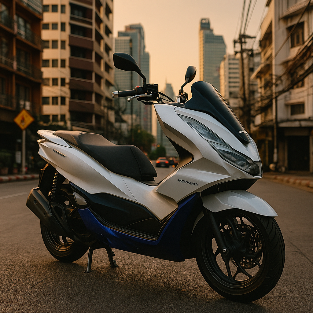 Rent Honda PCX 160cc motorbike in Bangkok, Thailand