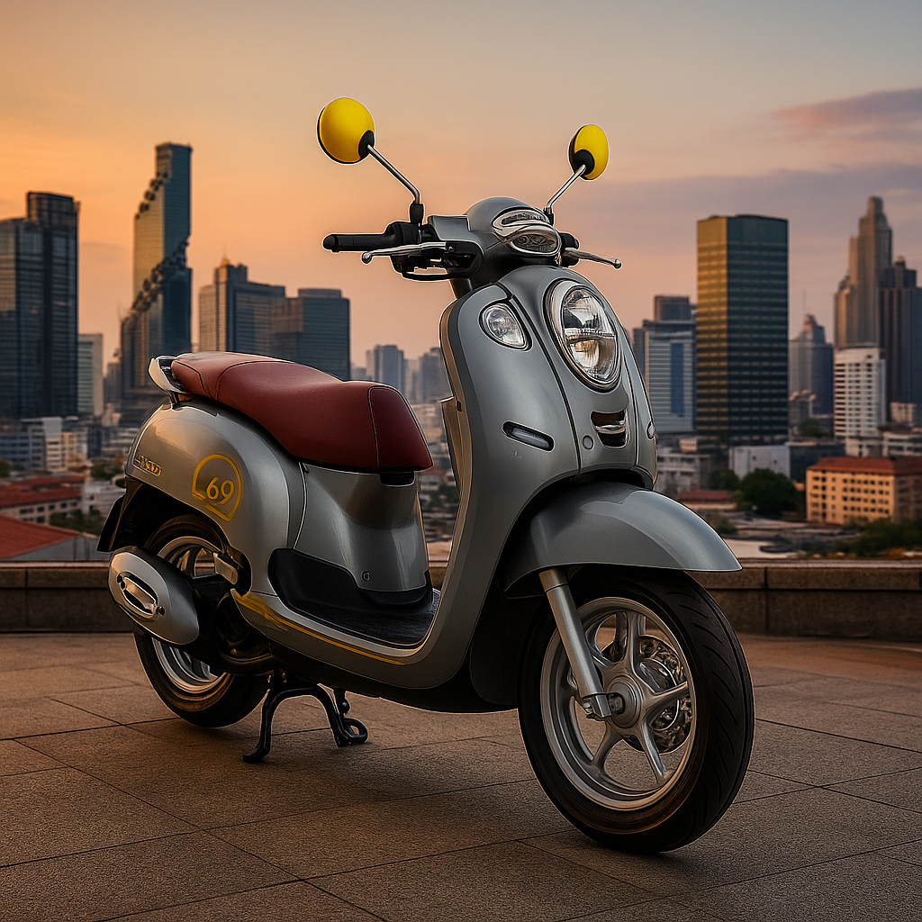 Rent Honda Scoopy i motorbike in Bangkok, Thailand
