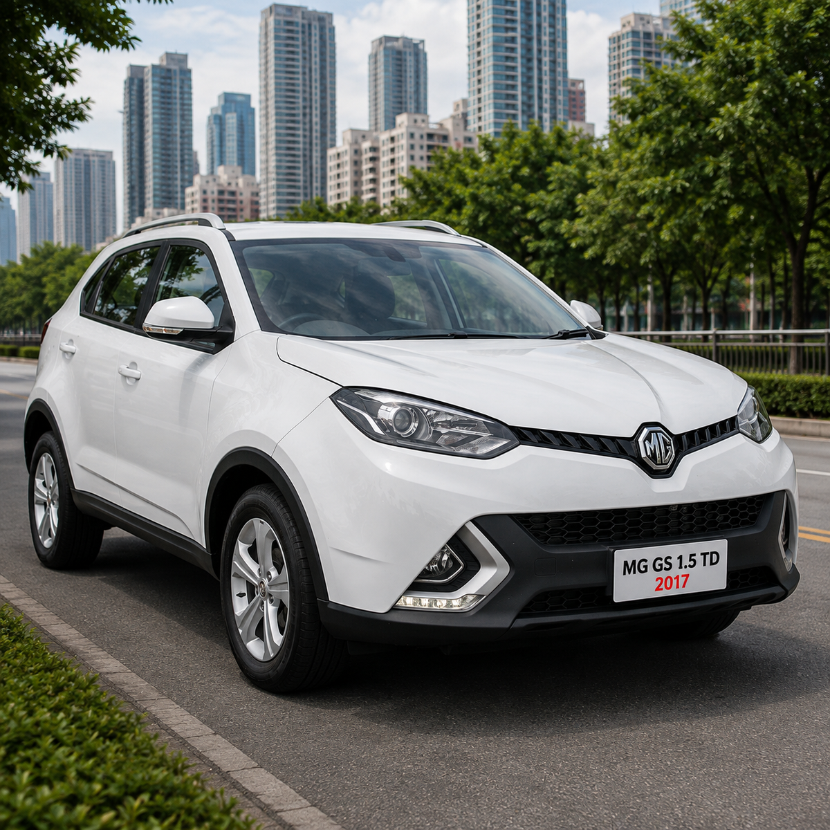 MG GS 1.5 TD 2017 SUV rental in Bangkok, Thailand