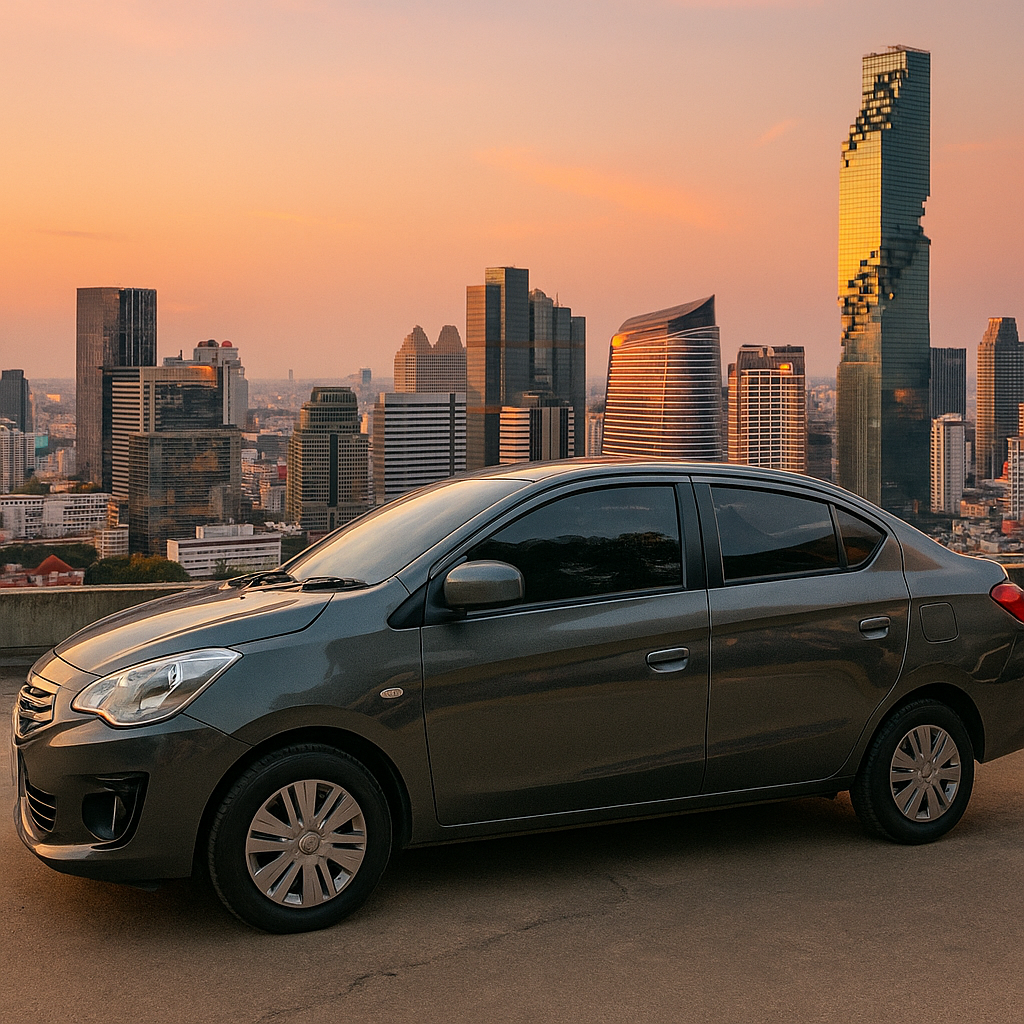 Rent Mitsubishi Attrage car in Bangkok, Thailand