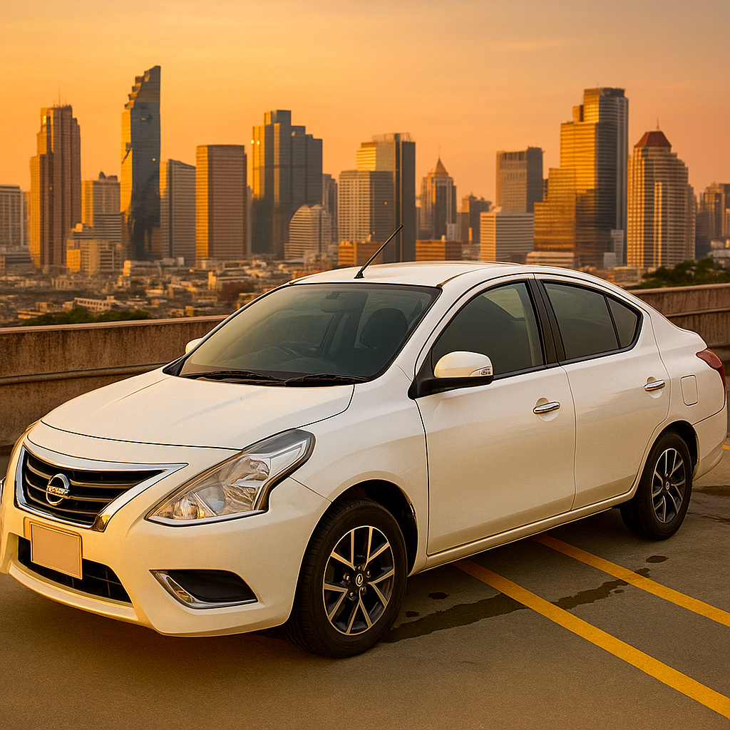 Rent Nissan Almera car in Bangkok, Thailand