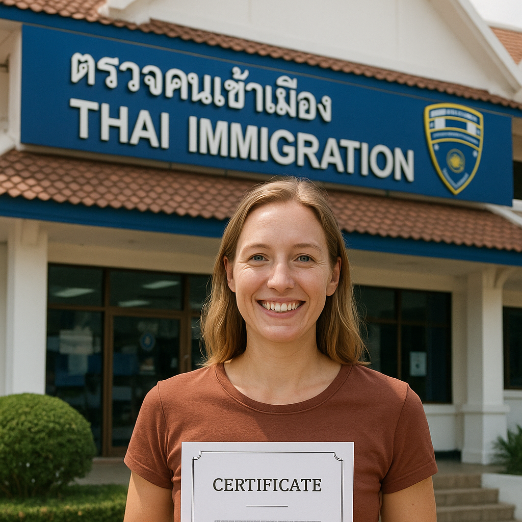 Residence Certificate from Immigration for Thai expats in Thailand, Bangkok