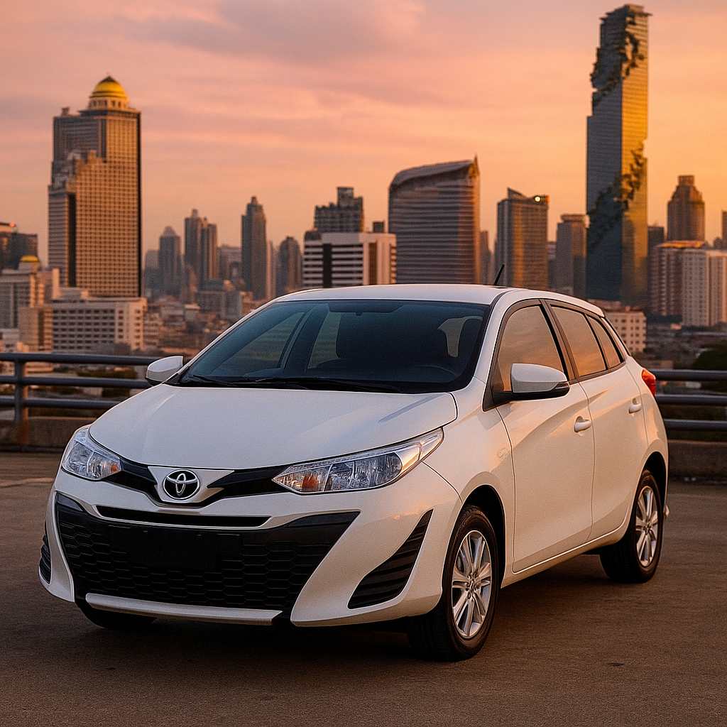 Rent Toyota Yaris car in Bangkok, Thailand