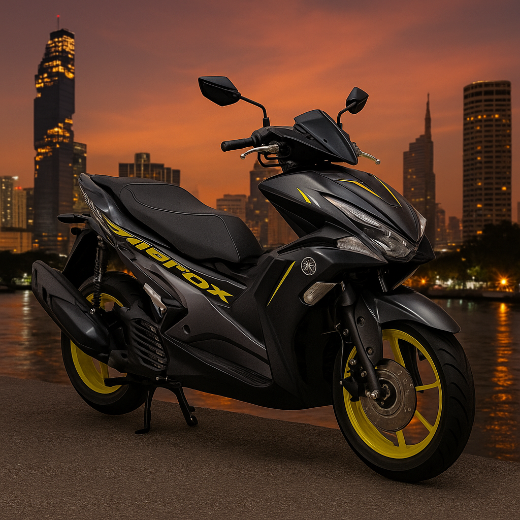 Rent Yamaha Aerox 155cc in Bangkok Thailand