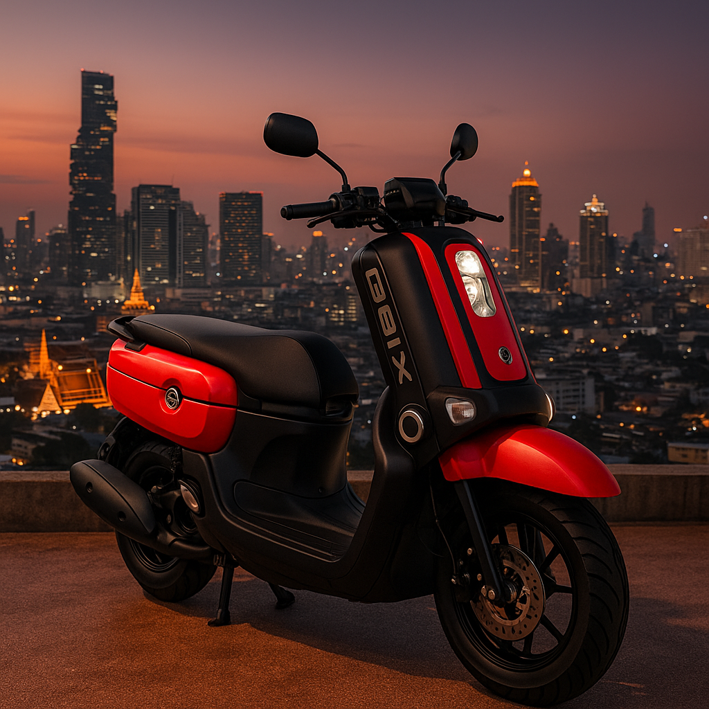 Rent Yamaha Qbix 125cc motorbike in Bangkok, Thailand